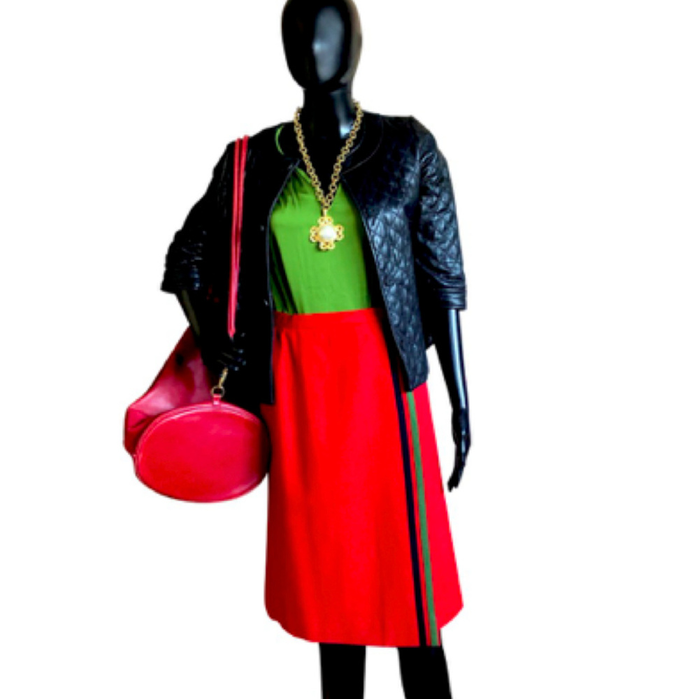 Hermes Wool Wrap Skirt
